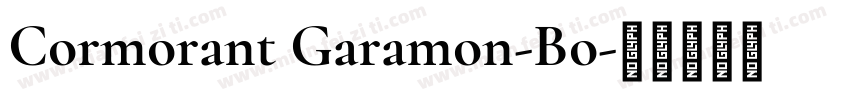 Cormorant Garamon-Bo字体转换